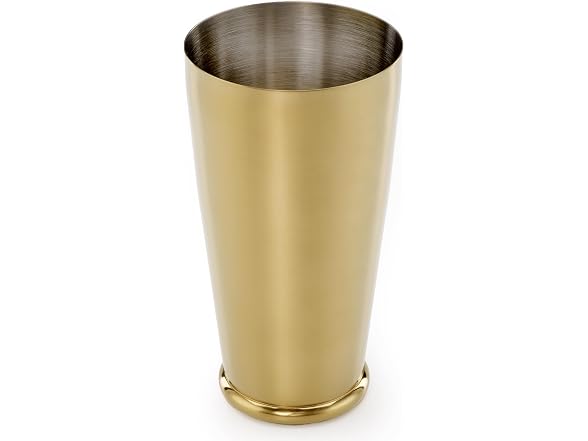 Barfly Cocktail Shaker with Weighted Bottom, Gold