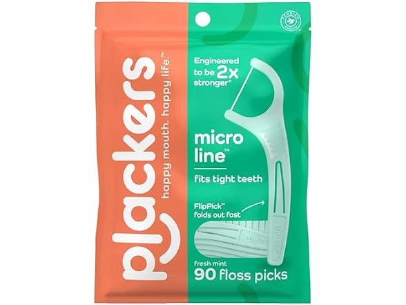 (3-Pack) Plackers Micro Mint