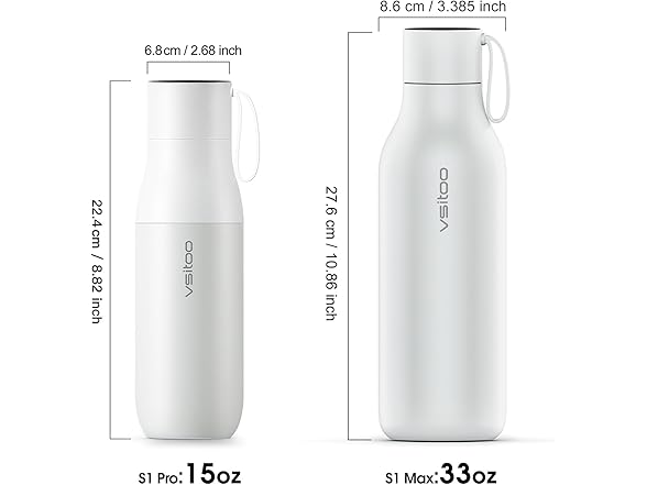 33oz Self-Cleaning Water Bottle