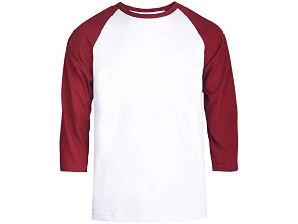 Burgundy/White