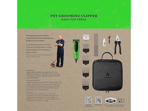 Andis Dr. Pol Easy Clip Versa Clipper Kit