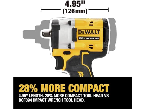 Dewalt DCF923B ATOMIC 20V MAX Impact Wrench Hog Ring