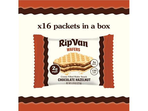 (36ct) Rip Van Wafer Cookies - Chocolate Hazelnut