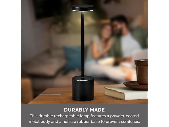 Elements 13-Inch Rechargeable LED Desk Lamp