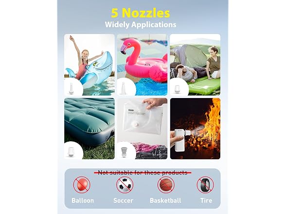 Portable Air Pump for Inflatables