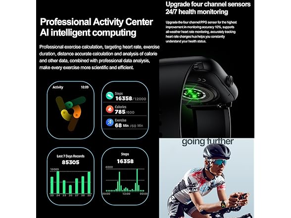 Excelpeakia Smart Watches Fitness Tracker