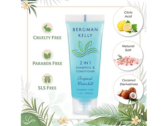 Bergman Kelly 2-in-1 Shampoo 1oz 100pk