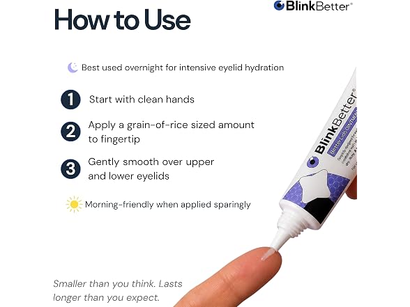 BlinkBetter BetterLids Eyelid Ointment Dry Itchy