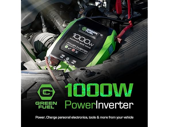 GREEN FUEL AD20003G 1000W Power Inverter