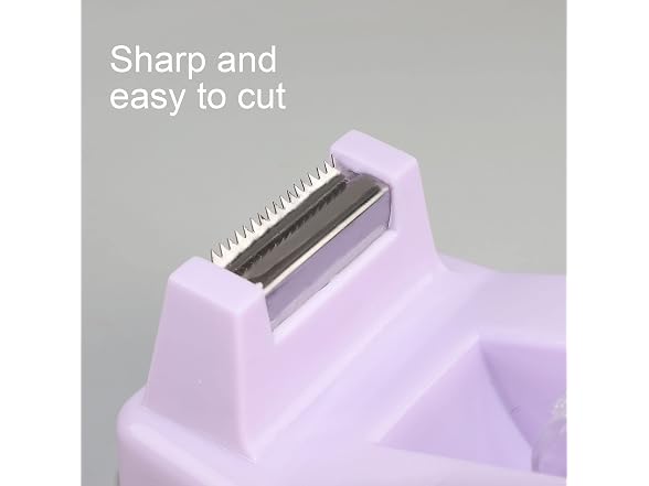 Buqoo Desktop Tape Dispenser Non-Skid (Purple)