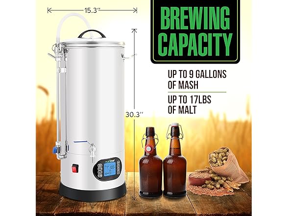 Nutrichef All In One Home Beer Brewing Kit