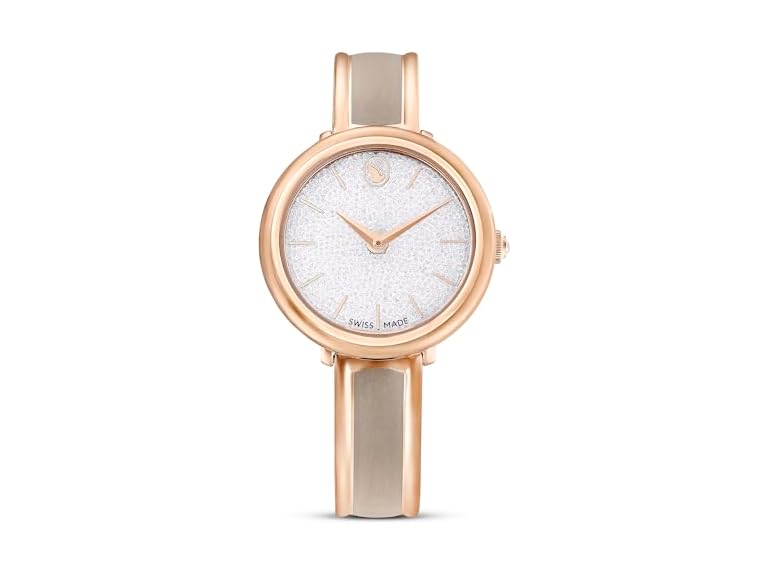 Swarovski Crystalline Bangle Watch Beige