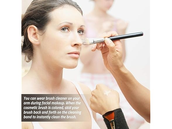 Pinkiou Makeup Brushes Color Removal Cleaner Sponge + Switch