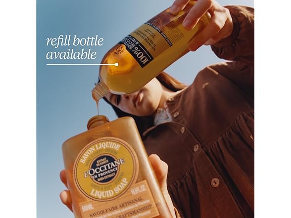 L'Occitane Eco-Refill Liquid Soap Verbena & Karité, 16.9 oz