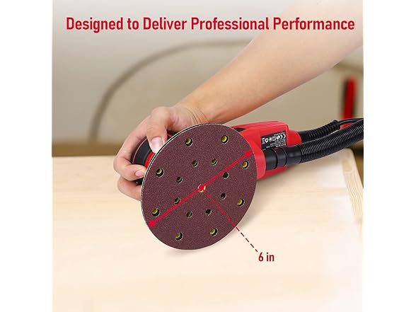 PioneerWorks 6" Orbital Sander, 350W
