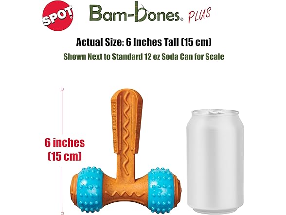 SPOT Bam-Bones Plus Gigglers T-Barbell