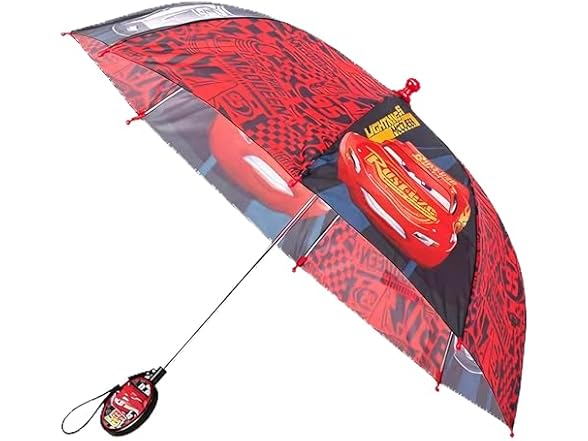 Disney Kids Lightning McQueen Umbrella
