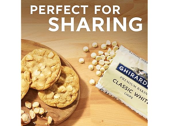 Ghirardelli Classic White Choc Chips 11o