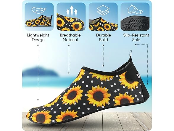 KAALFT Lightweight Water Shoes