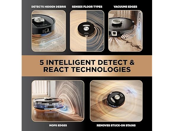 Shark RV2820ZEUS SHARK POWER DETECT 2IN1 ROBOT VACUUM AND M