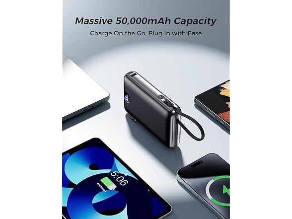 SUCROSEY Portable Charger with Plug
