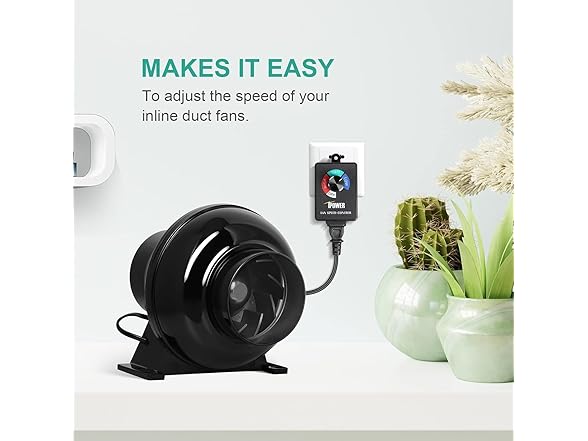 iPower 4 Inch 195 CFM Inline Ventilation Fan