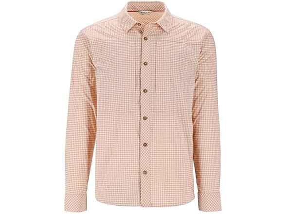 Simms Men's (2XL) Stone Cold LS Shirt Antigua Ston