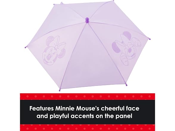 Disney Minnie Mouse Children's Rain Umbrella