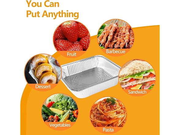 EKACO Thickened 9x13 Aluminum Pans, 10 Pack