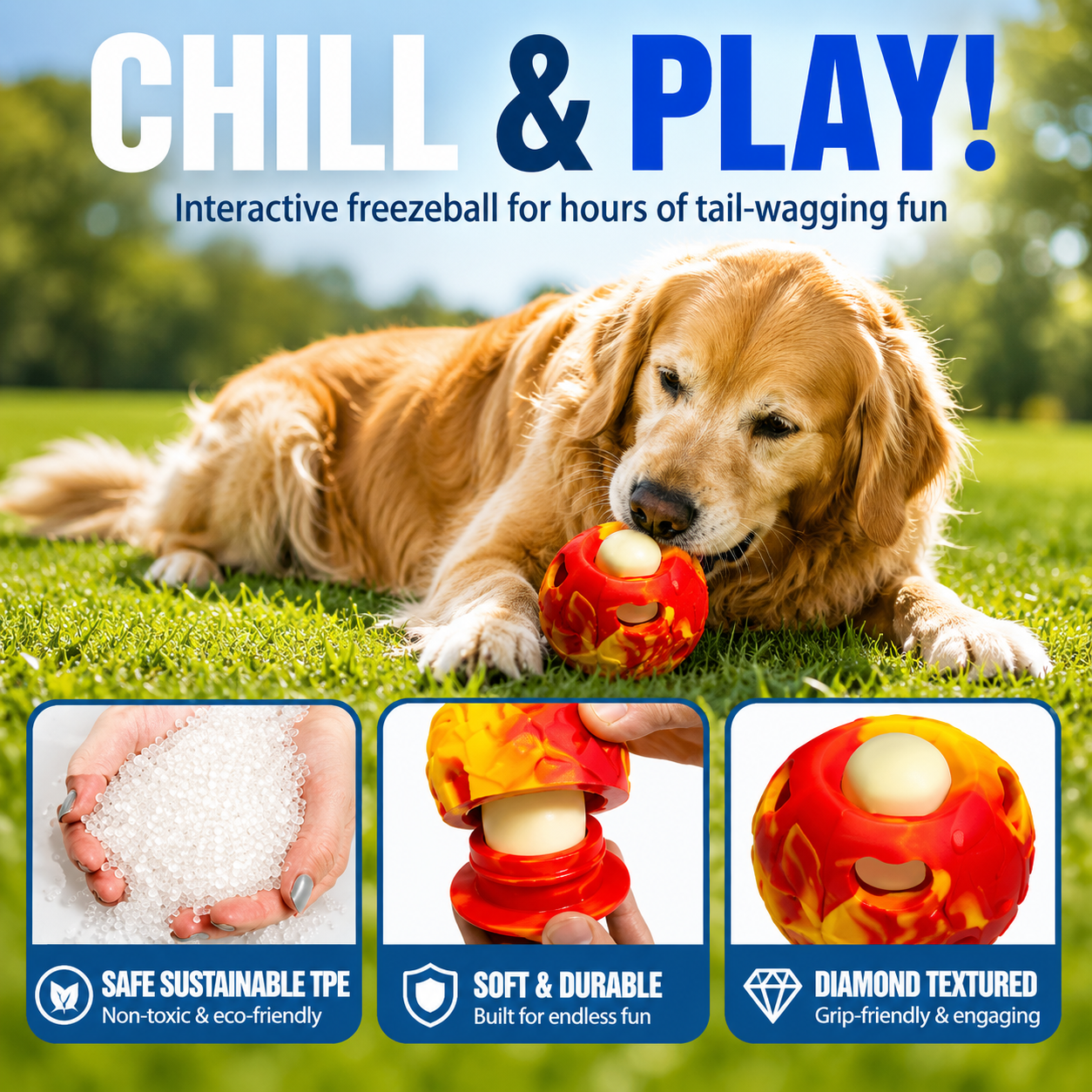 Dog Treat Ball w/ Freezer Tray - Gallery 8