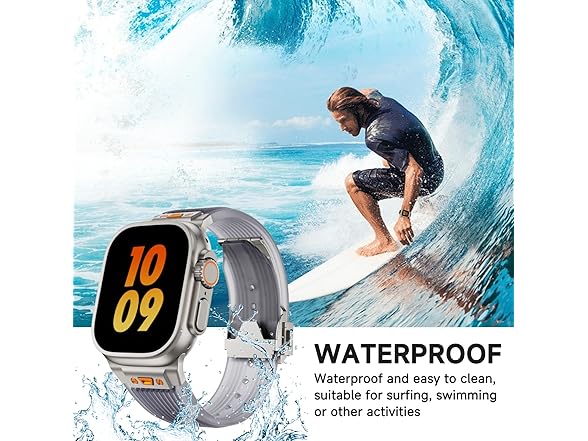 Jopinl Clear Watch Band for Apple Watch