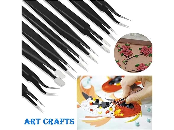 Synap AAP-Tool-350 12-Piece Tweezers Set