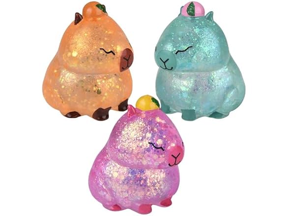 Rhode Island Novelty Squeezy Sugar Capybara 2.5"