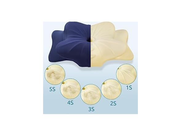DONAMA Cervical Pillow Darkblue King