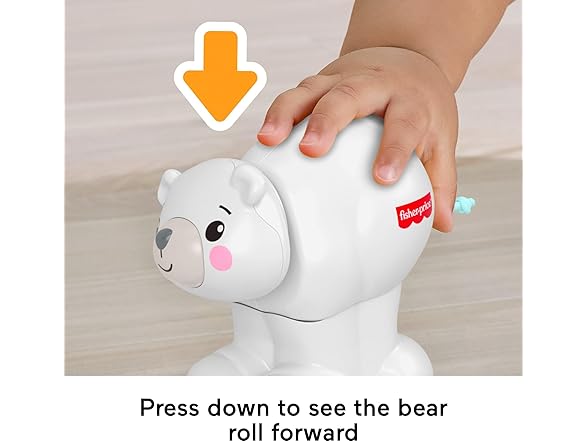 Fisher-Price Baby Toy Crawl-After Polar Bear