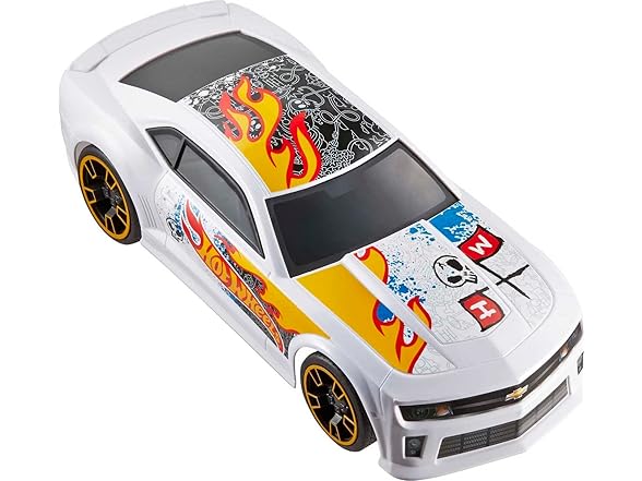 Hot Wheels Toy Car RC, White ZL1 Camaro