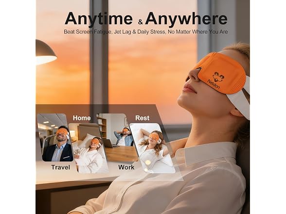 Neldon 20 Pack Steam Eye Mask Disposable