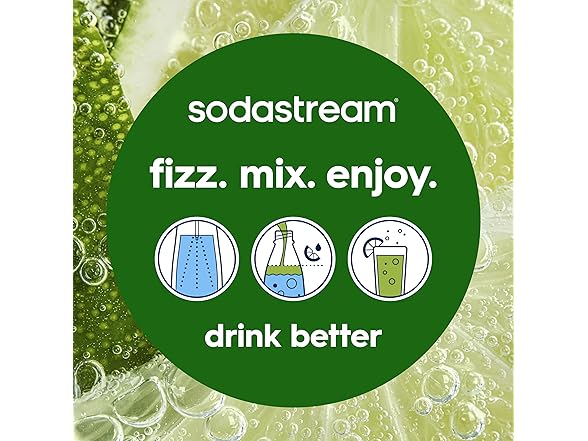 (NEW) SodaStream 1013611011 Pack of 2 Enso Sparkling Water