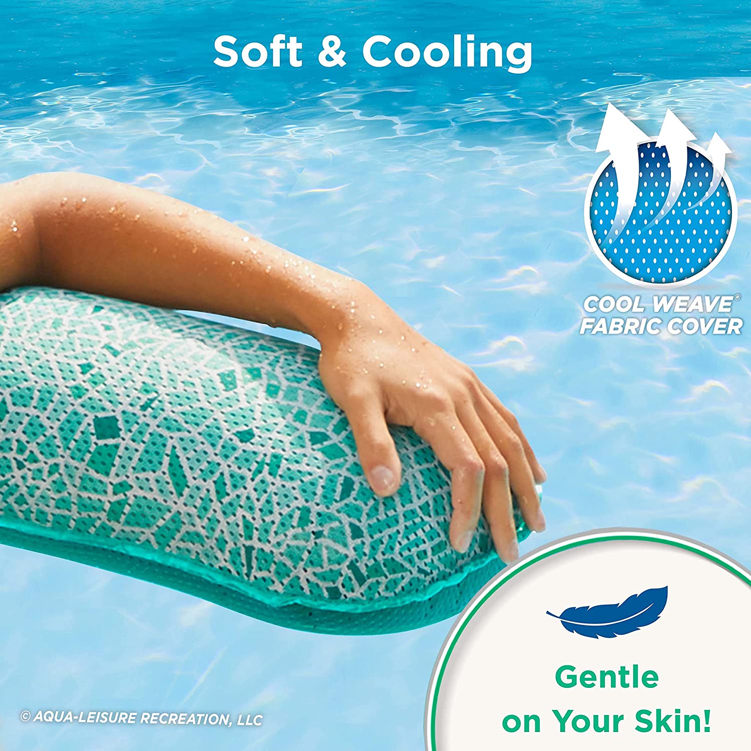 Aqua Mosaic Pool Float Green - Gallery 10