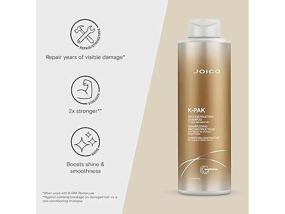 Joico K-PAK Shampoo & Conditioner, 33.8 Oz