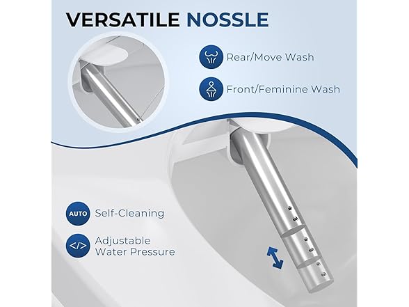 RUIFQ Bidet Toilet Seat Elongated