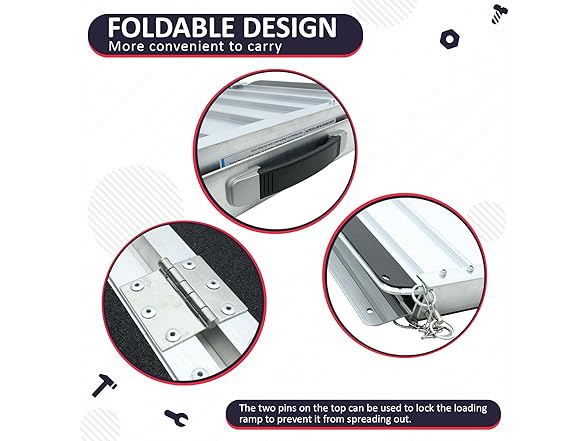 PENSUN 2FT Wheelchair Ramp