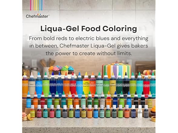 Chefmaster Liqua-Gel Food Color