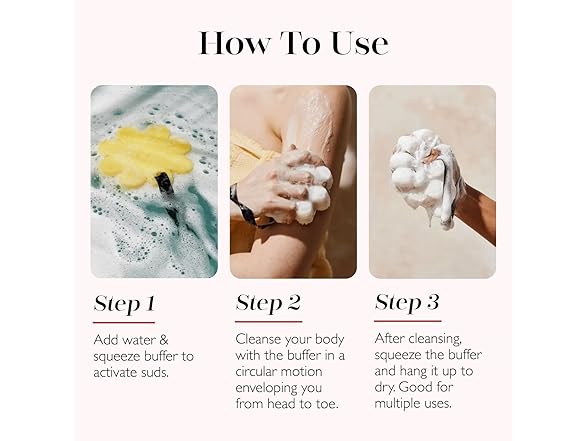 Spongelle Beach Grass Wild Flower Buffer Body Scrubber