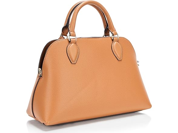 HALSTON H Quincy Embossed Pebble Top Zip Satchel