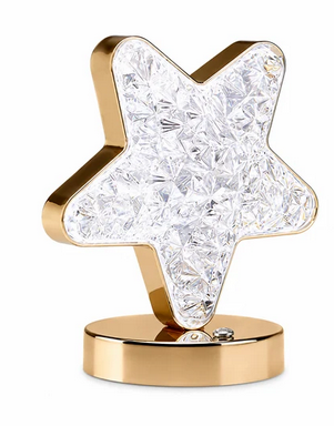 Rechargeable LED Acrylic Crystal Star Touch Light - Gallery 6