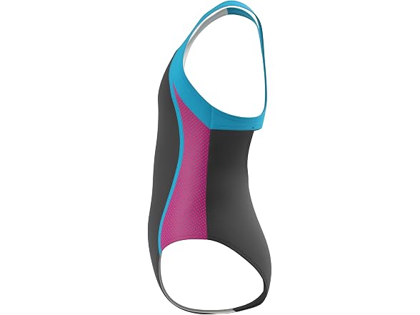 Speedo One-Piece Swimsuit, Mesh Black (16)