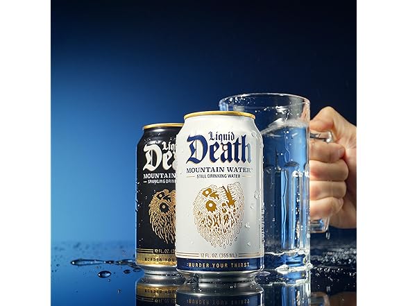 12PK Liquid Death Still Mountain Water, 12 oz
