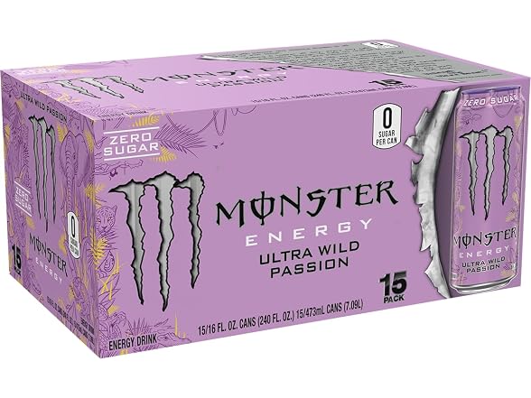 15Pk Monster Energy Ultra Wild Passion, Sugar Free