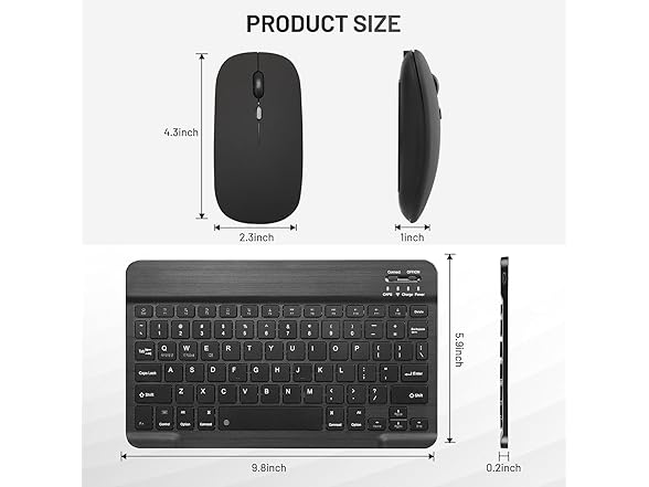 N-one Keyboard Mouse Set, 11" Keyboard